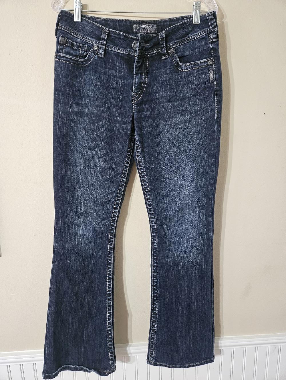 VTG Y2K Silver Suki Surplus Jeans 30x32